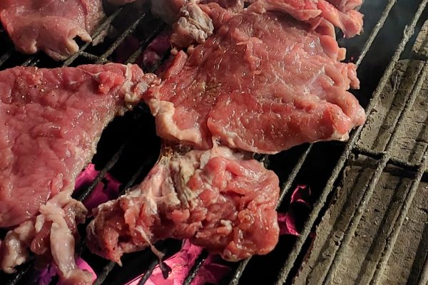 בשר על הגריל